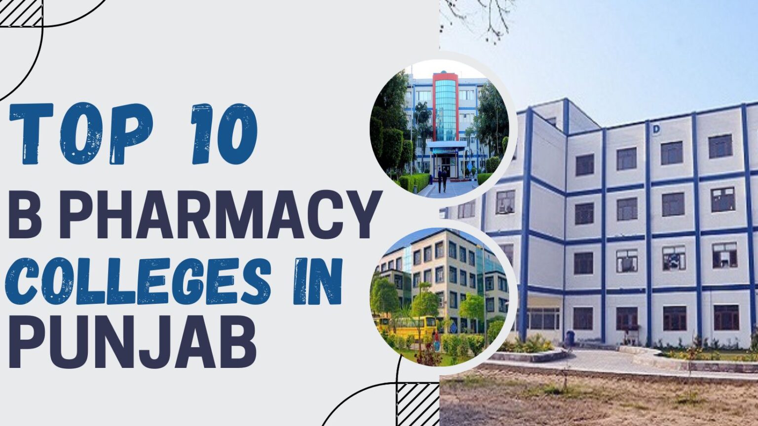 Top 10 B Pharmacy Colleges In Punjab - GKU